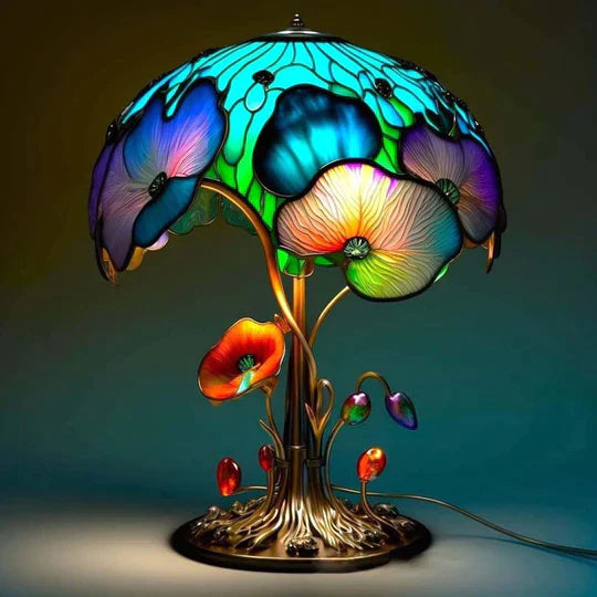 TreeGlow™ - Praktische en rustgevende lamp van gebrandschilderd glas