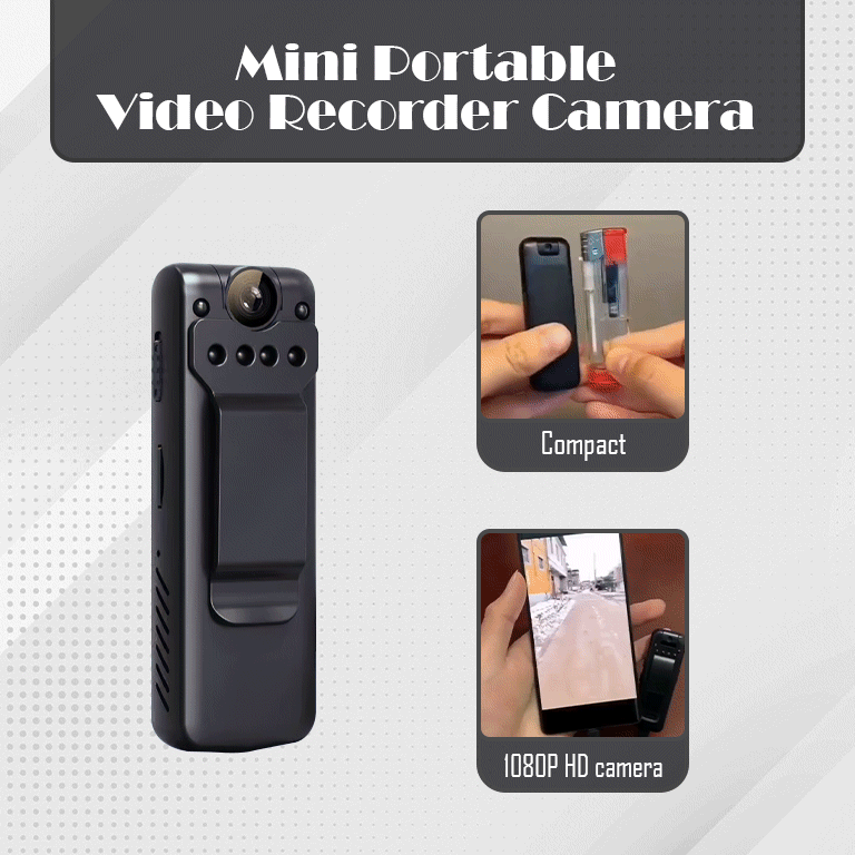 PocketSpy™ - draagbare videorecorder