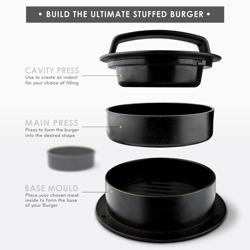 GrillMaster™ - 3-in-1 hamburgerhulpmiddel