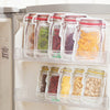 Afbeelding laden in Galerijviewer, Eco-Mason™ Herbruikbare en Milieuvriendelijke Zip-Jar Bags - Set van 20 stuks