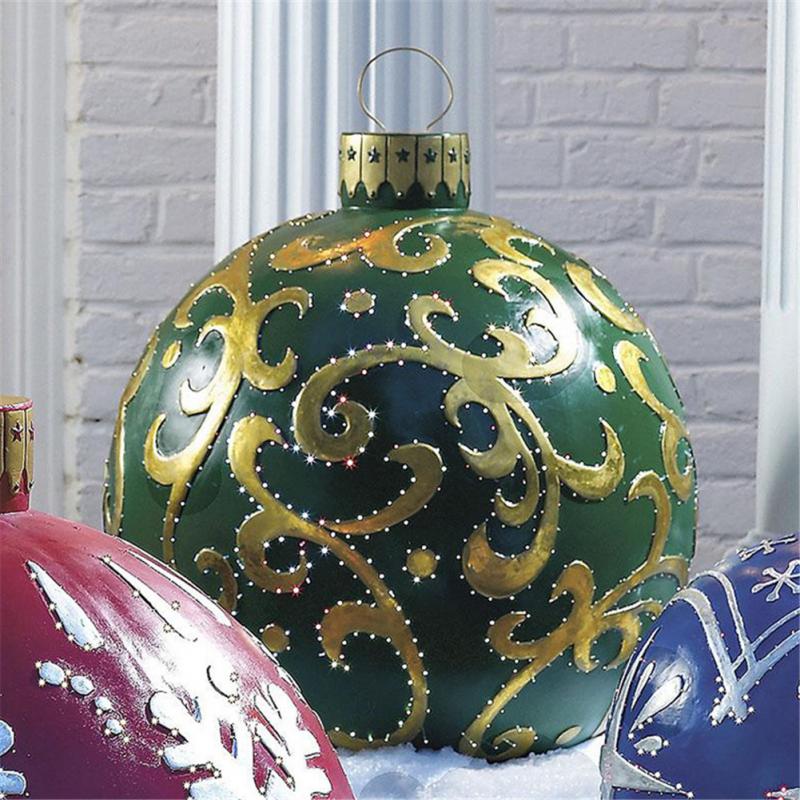 Opblaasbare Kerstbal Decoratie voor binnen en buiten!