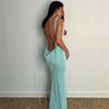 Afbeelding laden in Galerijviewer, GlamDiva™ Rugloze Maxi Dress