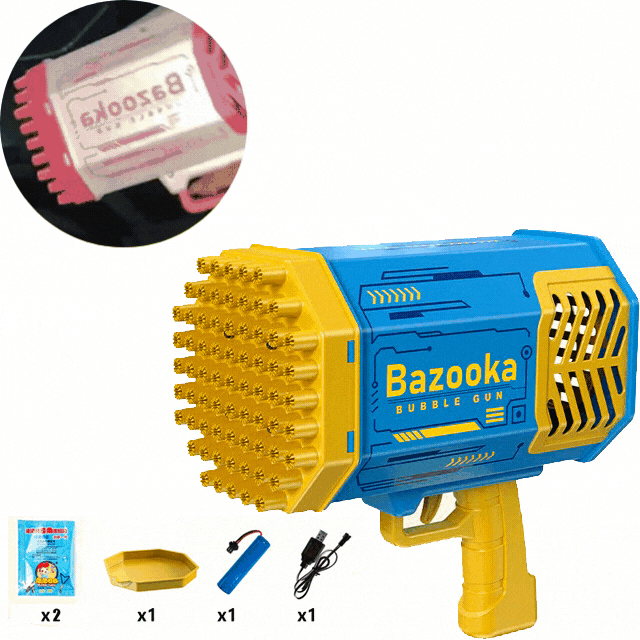 Bubbly Blast™ - Kleurrijk luchtbellenpistool voor eindeloos plezier!