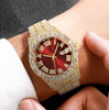 DiamondWatches™ Fully Iced Out Roman Watch