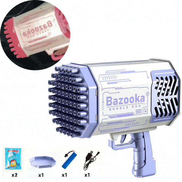 Bubbly Blast™ - Kleurrijk luchtbellenpistool voor eindeloos plezier!